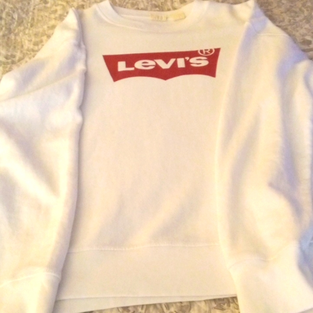Levi white sweatshirt